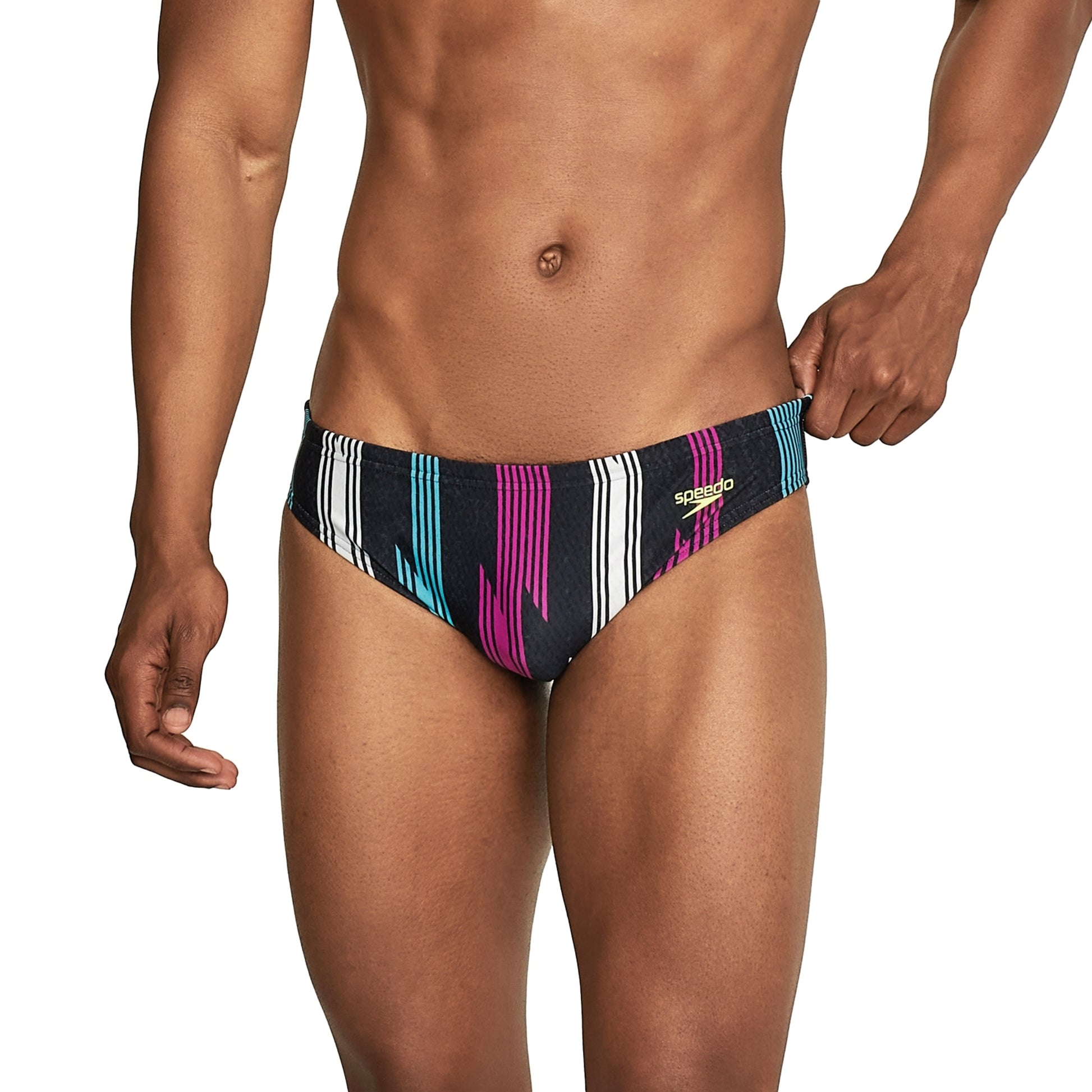Speedo Men's Active Recreation Paradise Painting Solar Brief  Swimming Briefs for Men  Speedo