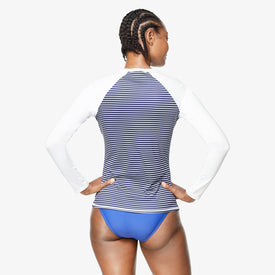 Speedo Women's Active Printed Long Sleeve Rashguard  Long Sleeve Rash Guard  Speedo