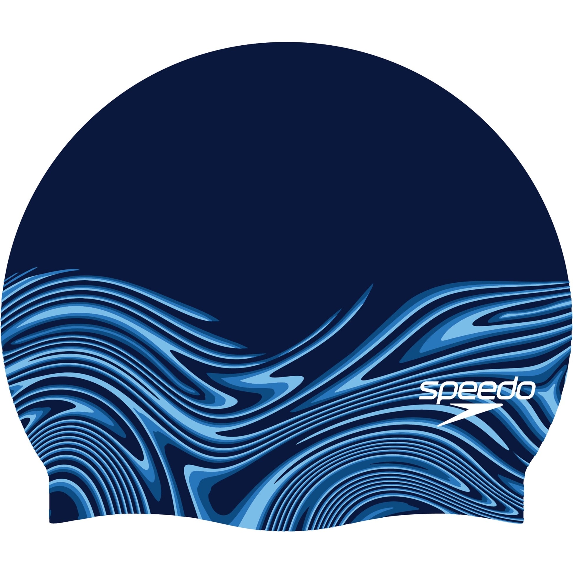 Speedo Swim Cap ELASTOMERIC WAVE  Swim Caps  Speedo