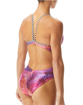 The Finals Women's Templed Foil Funnies Wingback Swimsuit  One Piece Swimsuits  The Finals