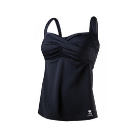Women's Solid Twisted Bra Tankini  Women's Tankini Top  Tyr