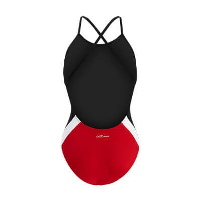 Dolfin Women's Reliance Solid Color Block Diver Back One Piece Swimsuit  One Piece Swimsuits  Dolfin