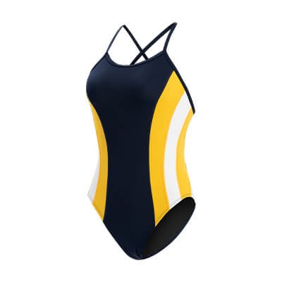 Dolfin Women's Reliance Solid Color Block Diver Back One Piece Swimsuit  One Piece Swimsuits  Dolfin