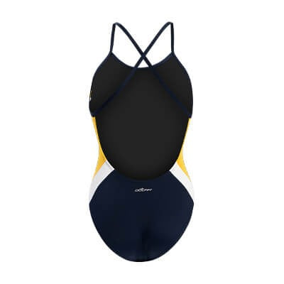 Dolfin Women's Reliance Solid Color Block Diver Back One Piece Swimsuit  One Piece Swimsuits  Dolfin