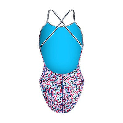Dolfin Women's Uglies Ripple Diver Back One Piece Swimsuit  One Piece Swimsuits  Dolfin