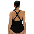 Dolfin Women's Aquashape Black Scoop Neck Conservative One Piece  One Piece Swimsuits  Dolfin