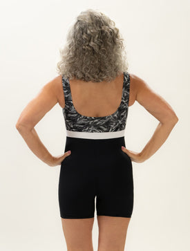 Dolfin Women's Aquashape Oasis Print Scoop Neck Aquatard  Women's Aquatic Fitness Swimsuits  Dolfin