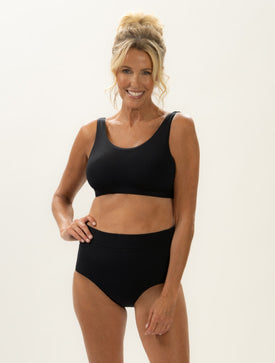 Dolfin Women's Aquashape Scoop Neck Bikini Top w/ Back Adjustable Strap  Bikini Top  Dolfin