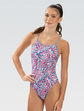 Dolfin Women's Uglies Ripple Diver Back One Piece Swimsuit  One Piece Swimsuits  Dolfin
