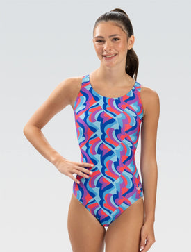Dolfin Women's Time Warp Uglies HP Back One Piece Swimsuit  One Piece Swimsuits  Dolfin