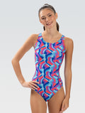 Dolfin Women's Time Warp Uglies HP Back One Piece Swimsuit  One Piece Swimsuits  Dolfin