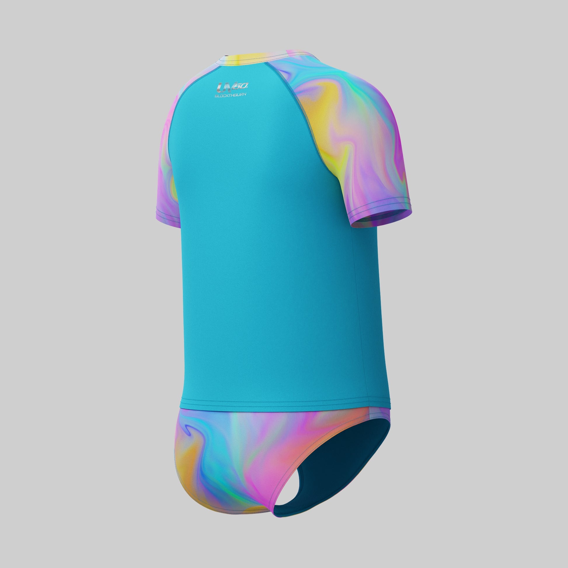 Speedo Girls Short Sleeve Rashguard Set  Girls Rash Guard  Speedo