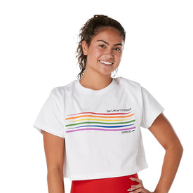 Speedo Pride Crop Tee  Crop Top  Speedo