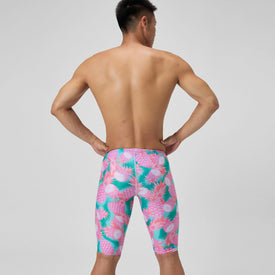 Speedo Men's Eco Printed Swim Jammer Extended Color  Swim Jammers  Speedo