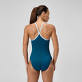 Speedo Women's Solid Closed Back With Hydro Bra One Piece Swimsuit  One Piece Swimsuits  Speedo