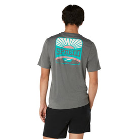 Speedo Graphic S/S Swim Shirt  Men's Guard Shirts and Warm Wear  Speedo