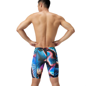 Speedo Men's Printed Vanquisher Jammer - Tech suit