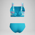 Speedo Print Tie Back Two Piece Swimsuit  Girls Bikini Set  Speedo