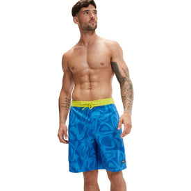 Speedo Men's Bondi Basin Boardshort 20 Inch Print  Boardshorts  Speedo