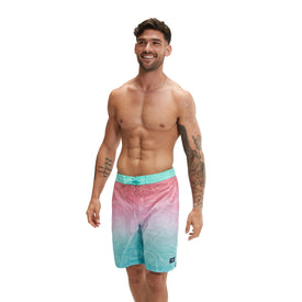 Speedo Men's Print Bondi Basin 20 Inch Boardshort  Boardshorts  Speedo