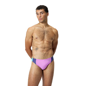 Speedo Men's Colorblock Beachstar 2 Inch Swim Brief  Swimming Briefs for Men  Speedo
