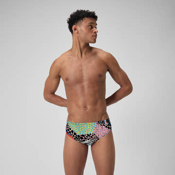 Speedo Printed One Brief Extended Color  Swimming Briefs for Men  Speedo