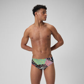 Speedo Printed One Brief Extended Color  Swimming Briefs for Men  Speedo