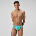 Speedo Printed One Brief Extended Color  Swimming Briefs for Men  Speedo