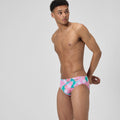 Speedo Printed One Brief Extended Color  Swimming Briefs for Men  Speedo