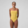 Speedo Solid Tri Back One Piece Swimsuit  One Piece Swimsuits  Speedo