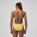 Speedo Solid Tri Back One Piece Swimsuit  One Piece Swimsuits  Speedo