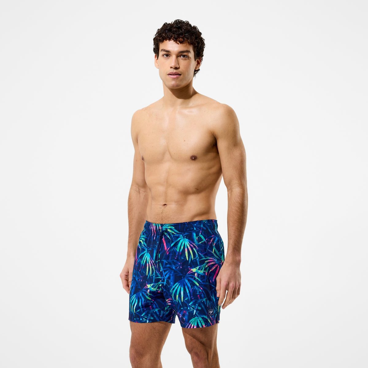 Speedo Swim Shorts Men's Print Redondo Edge Volley 16 Inch  Men's Volley Short  Speedo