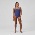 Speedo Women's Solid V-Back One Piece  Competition Swimsuits  Speedo