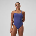 Speedo Women's Solid V-Back One Piece  Competition Swimsuits  Speedo