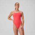 Speedo Women's Solid V-Back One Piece  Competition Swimsuits  Speedo