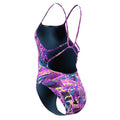 Speedo Women's Printed Web Back One Piece  One Piece Swimsuits  Speedo