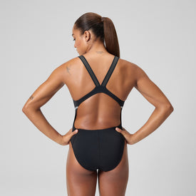 Speedo Women's Swimsuit Movement Back One Piece