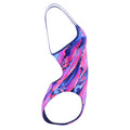 Speedo Women's Printed Turnback One Piece Swimsuit  One Piece Swimsuits  Speedo
