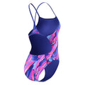 Speedo Women's Printed Turnback One Piece Swimsuit  One Piece Swimsuits  Speedo