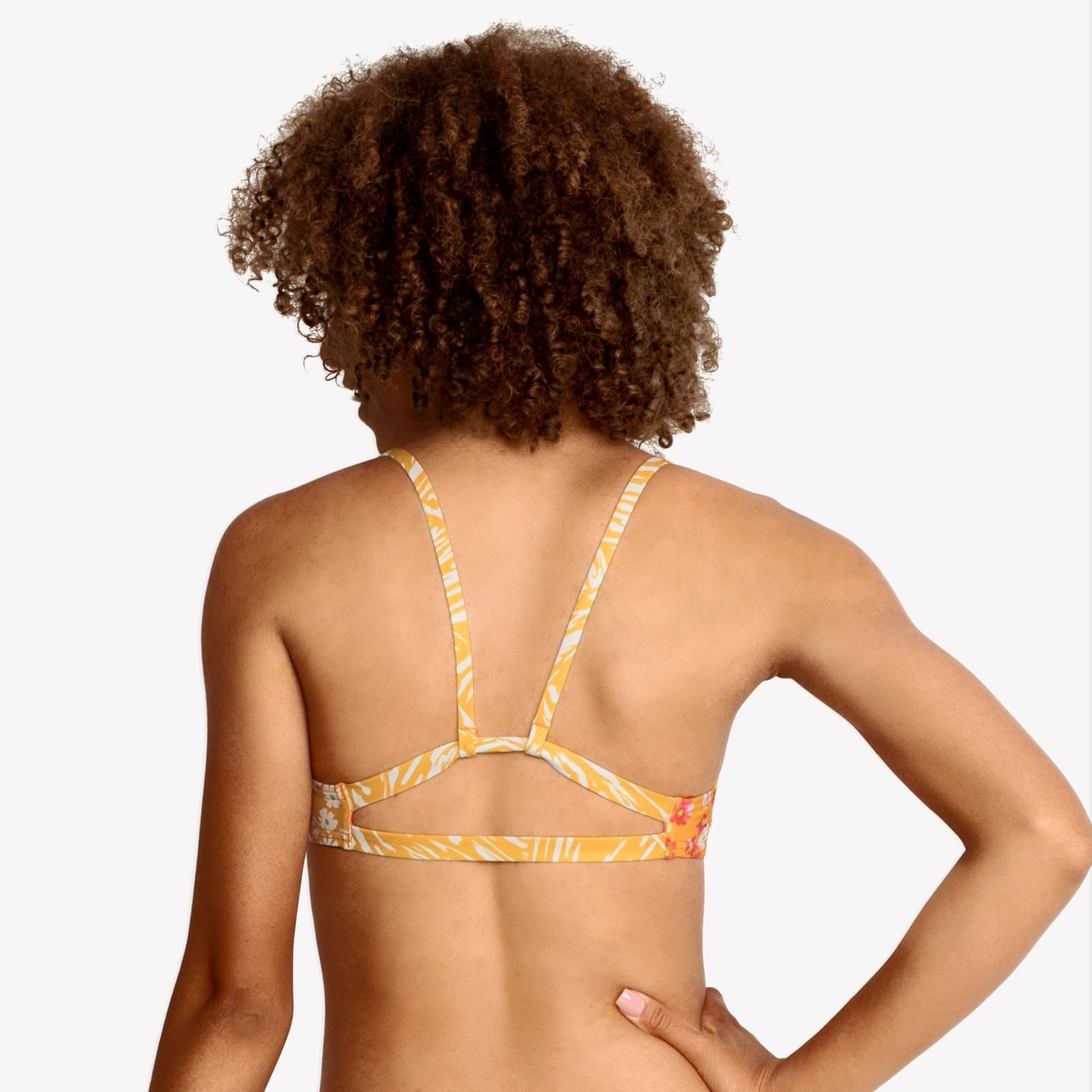 Speedo Women’s Print Strappy Bikini Top  Bikini Top  Speedo