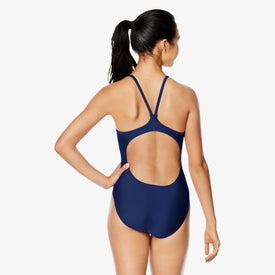 Speedo Eco Pro LT Solid Flyer One Piece Swimsuit  Team Core  Speedo