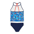 Speedo Girls' Print High Neck Tankini Set  Girls Tankini  Speedo