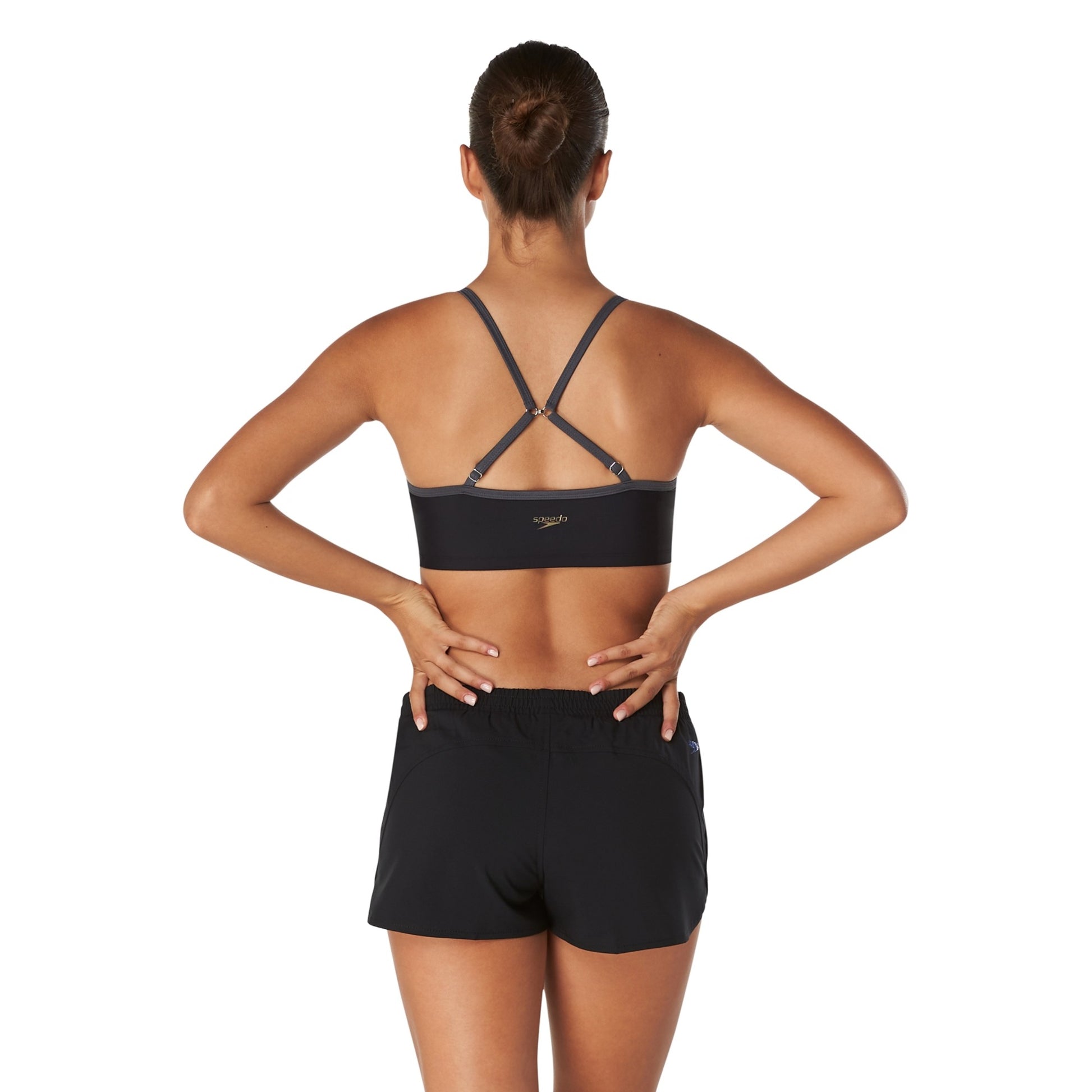 Speedo Women's Color Block Woven Short  Boardshorts  Speedo