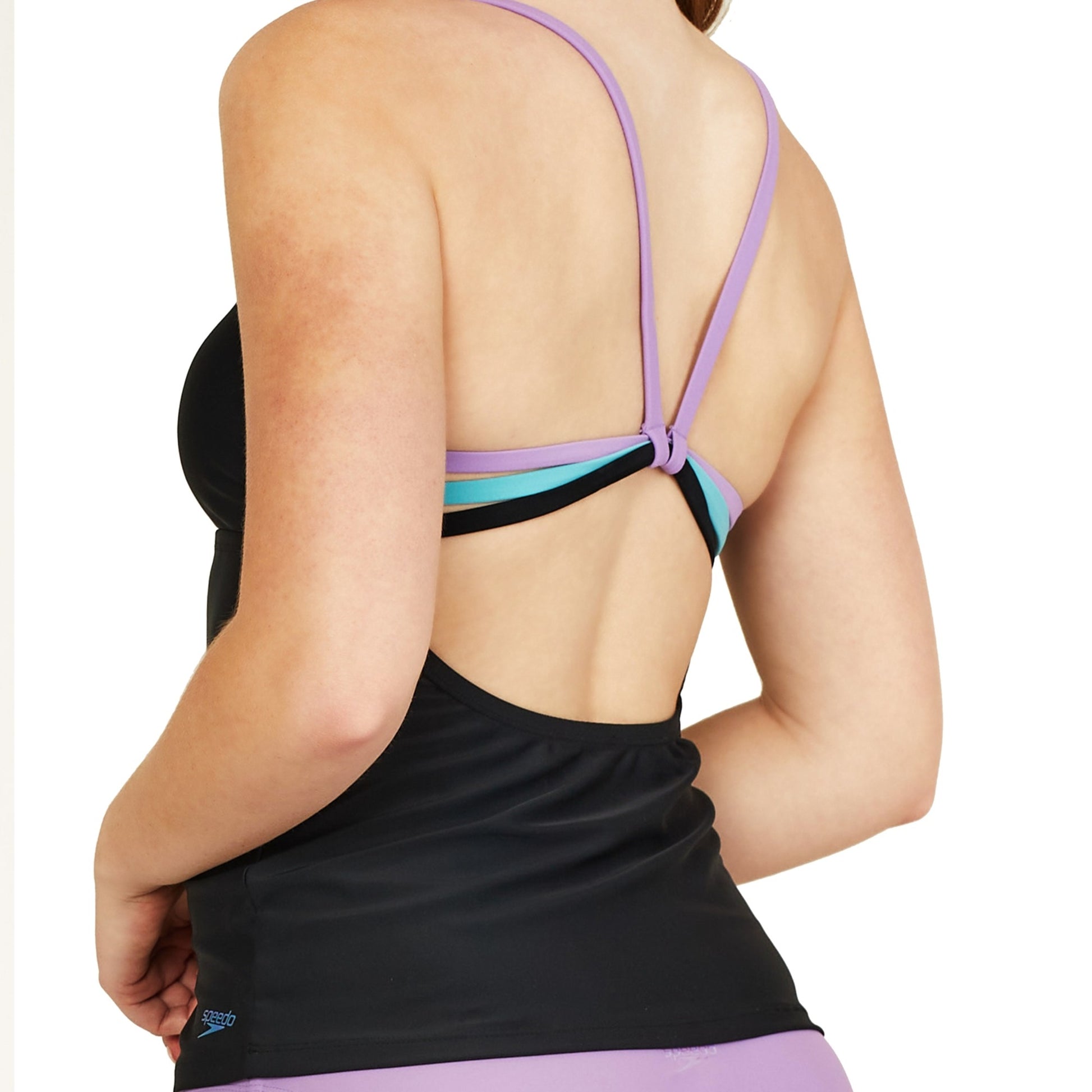 Speedo Women's Stappy Scoopneck Tankini  Women's Tankini Top  Speedo