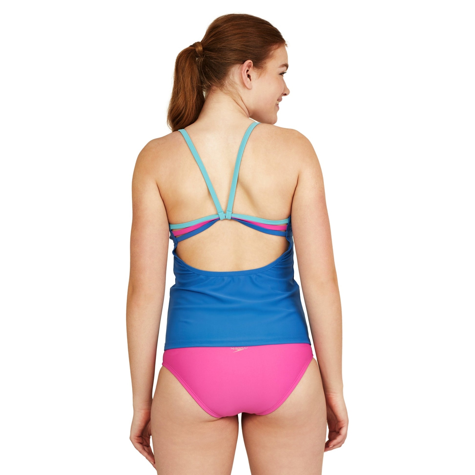 Speedo Women's Stappy Scoopneck Tankini  Women's Tankini Top  Speedo