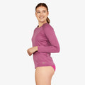 Speedo Heather Long Sleeve Swim Tee  Long Sleeve Rash Guard  Speedo