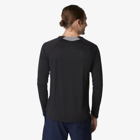 Speedo Men’s Long Sleeve UV Swim Shirt – Fitness Rash Guard  Long Sleeve Rash Guard  Speedo