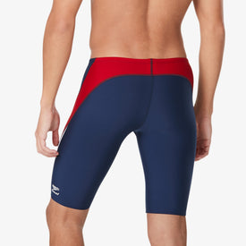 Speedo Men's Launch Splice Jammer  Swim Team Prints  Speedo