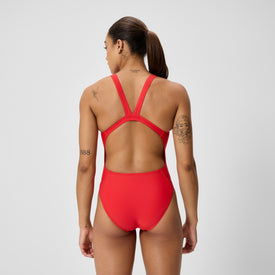 Speedo Women's Solid Endurasoft Leaderback One Piece Swimsuit