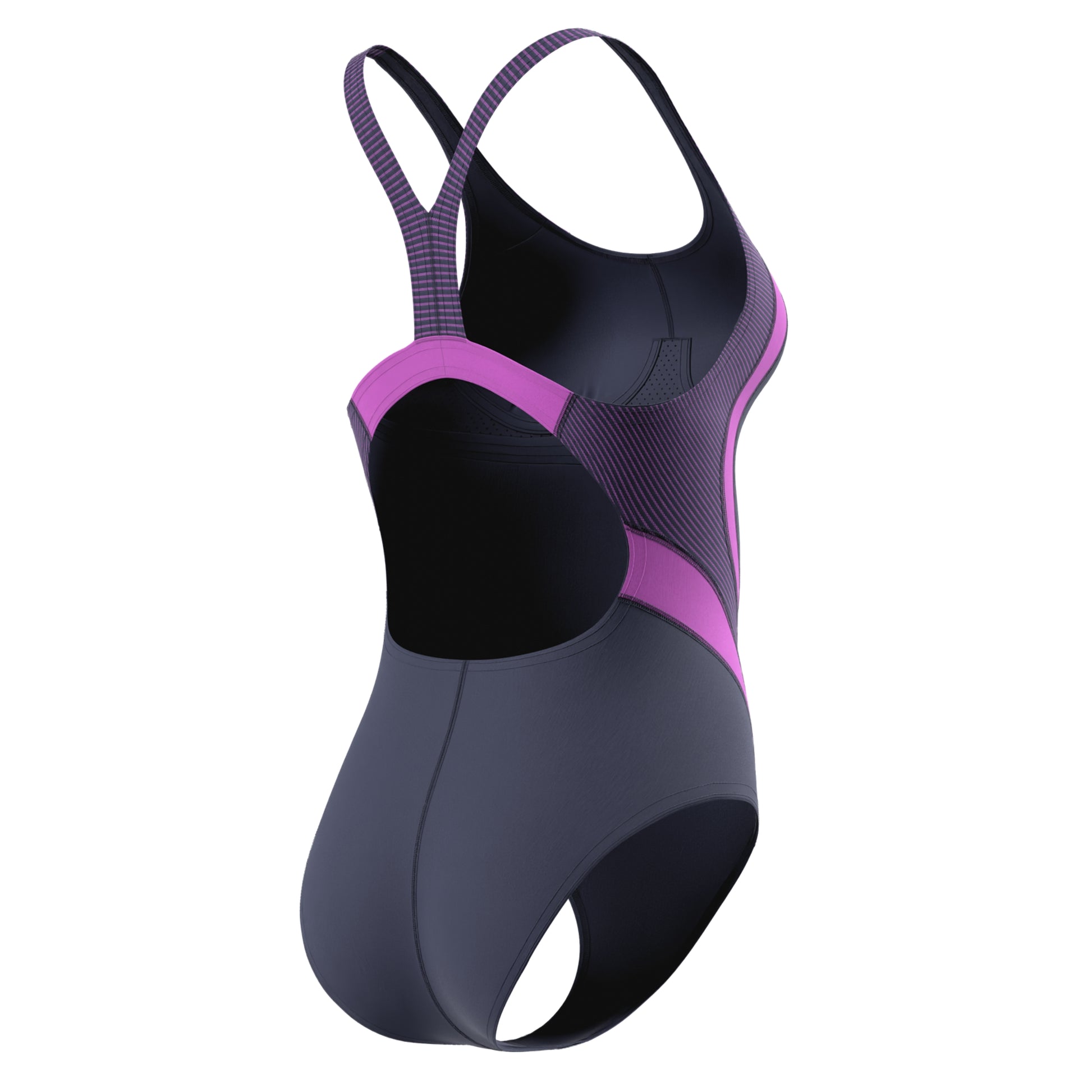 Speedo Women's Quantum Rib Splice One Piece Swimsuit  One Piece Swimsuits  Speedo